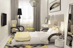 2 кровать апиори S в желтой спальной